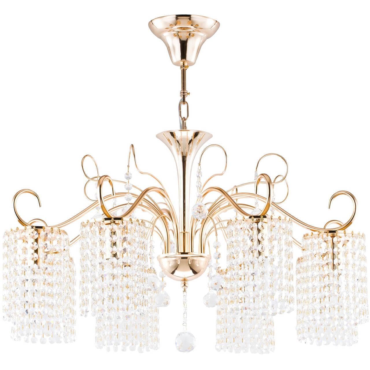 Freya Crystal Leona Золото Люстра E14 40W FR1127-PL-08-G — миниатюра 4