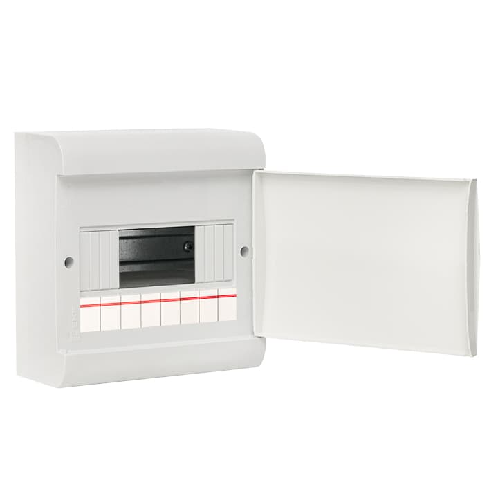 EKF Щит распределительный ЩРН-П-8 "SlimBox" белая дверца IP41 — миниатюра 10