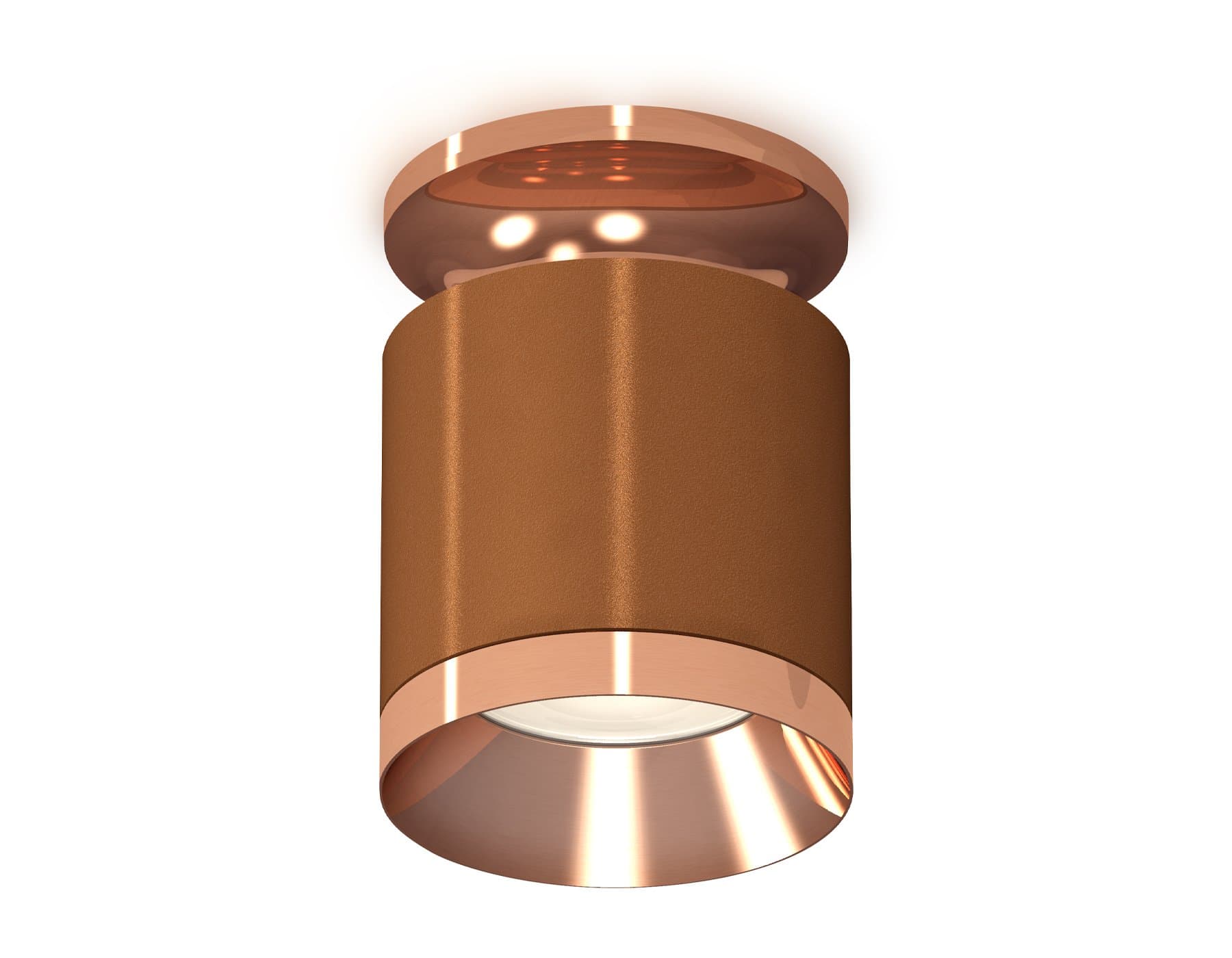 Ambrella Комплект накладного светильника XS7404141 SCF/PPG кофе песок/золото розовое полированное MR16 GU5.3 (N7930, C7404, N7035) — миниатюра 1