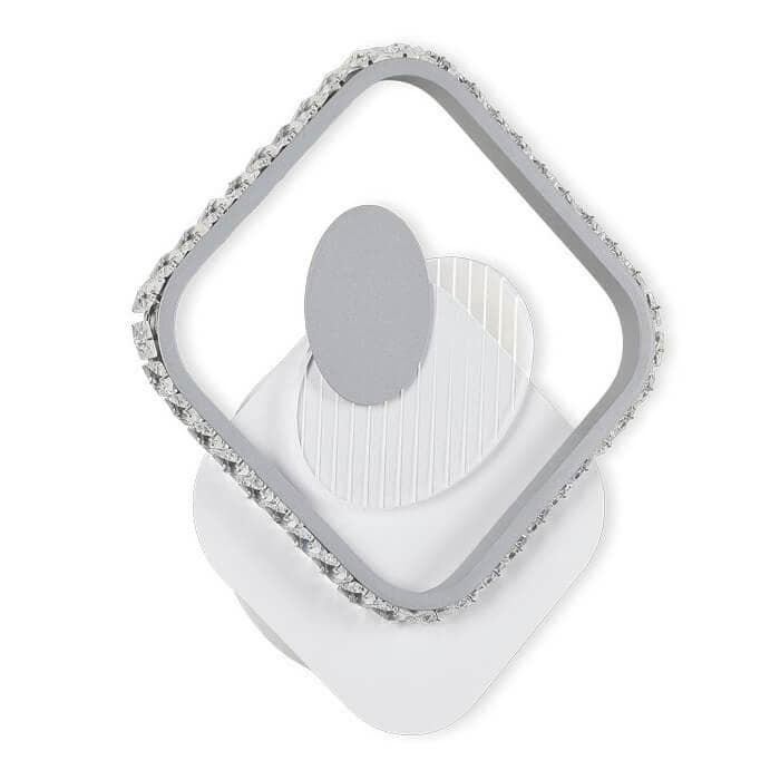 Ambrella Настенный светодиодный светильник с выключателем FA266 WH/GR белый/серый LED 3000K+6400K 16W 310*270*50 — миниатюра 1