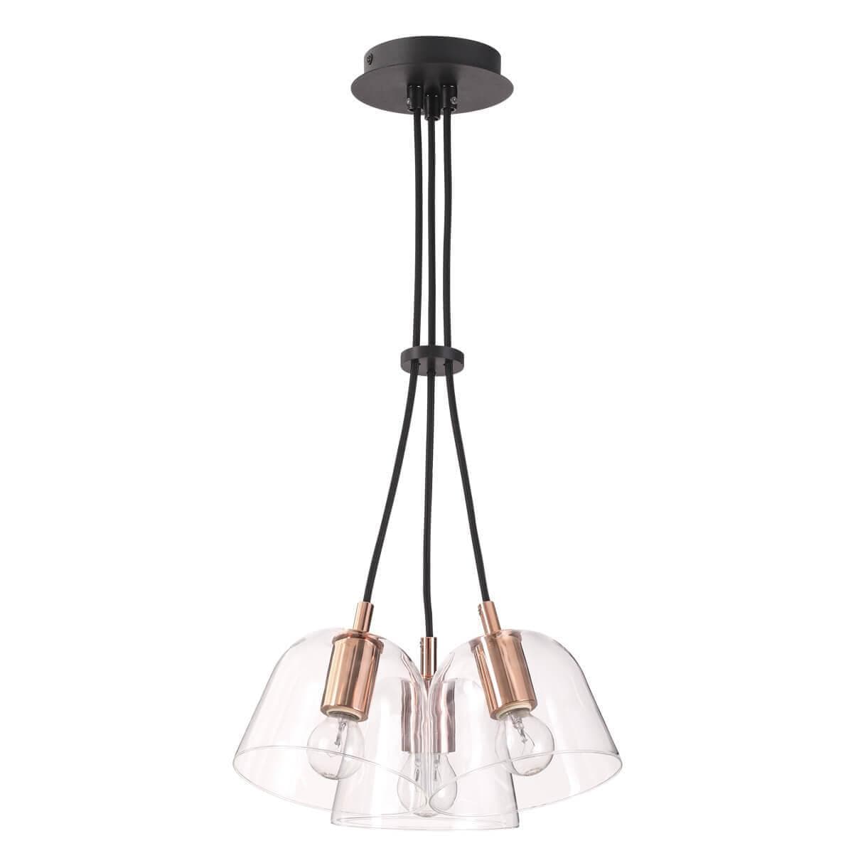 Lumion 4455/3 LN20 061 черный, медный Люстра E14 3*60W 220V DEMI — миниатюра 2