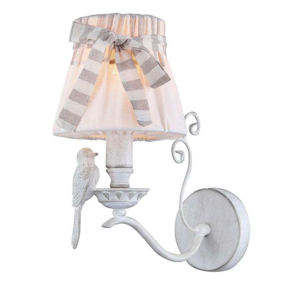 Maytoni Elegant Bird Белый Антик Бра 1xE14 40W ARM013-01-W