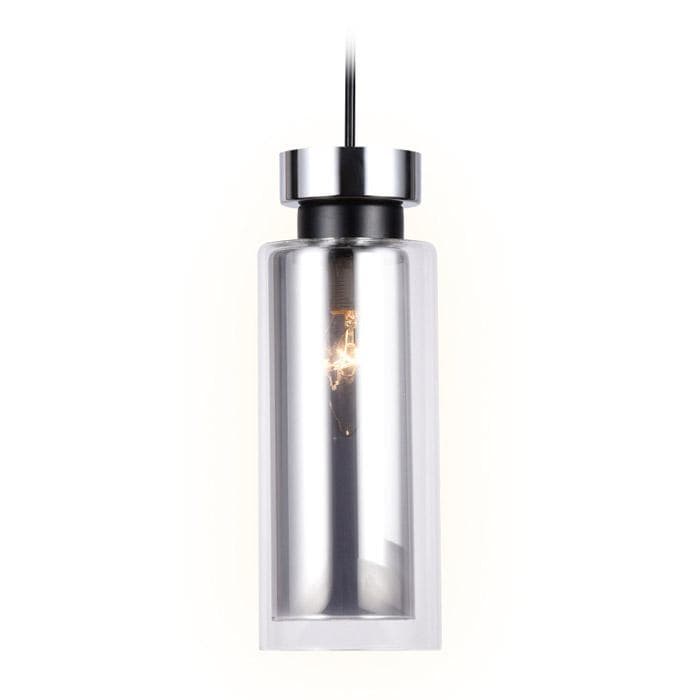 Ambrella Подвесной светильник со сменной лампой TR3572 CH/SM хром/дымчатый E14 max 40W D100*1050 — миниатюра 2