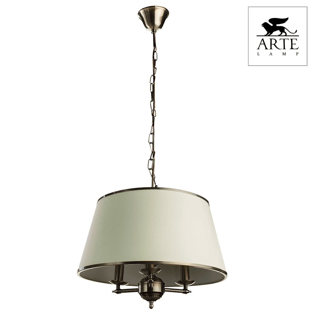 Arte Lamp Alice Бронза/Бежевый Светильник подвесной 40W E14 A3579SP-3AB — миниатюра 2