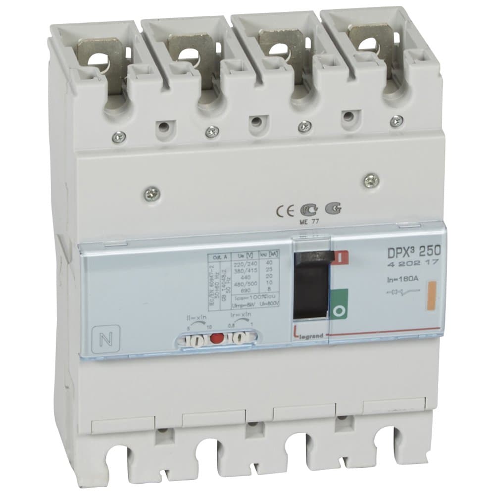 Legrand DPX3 250 Автоматический выключатель 4P 160А 25kA 420217
