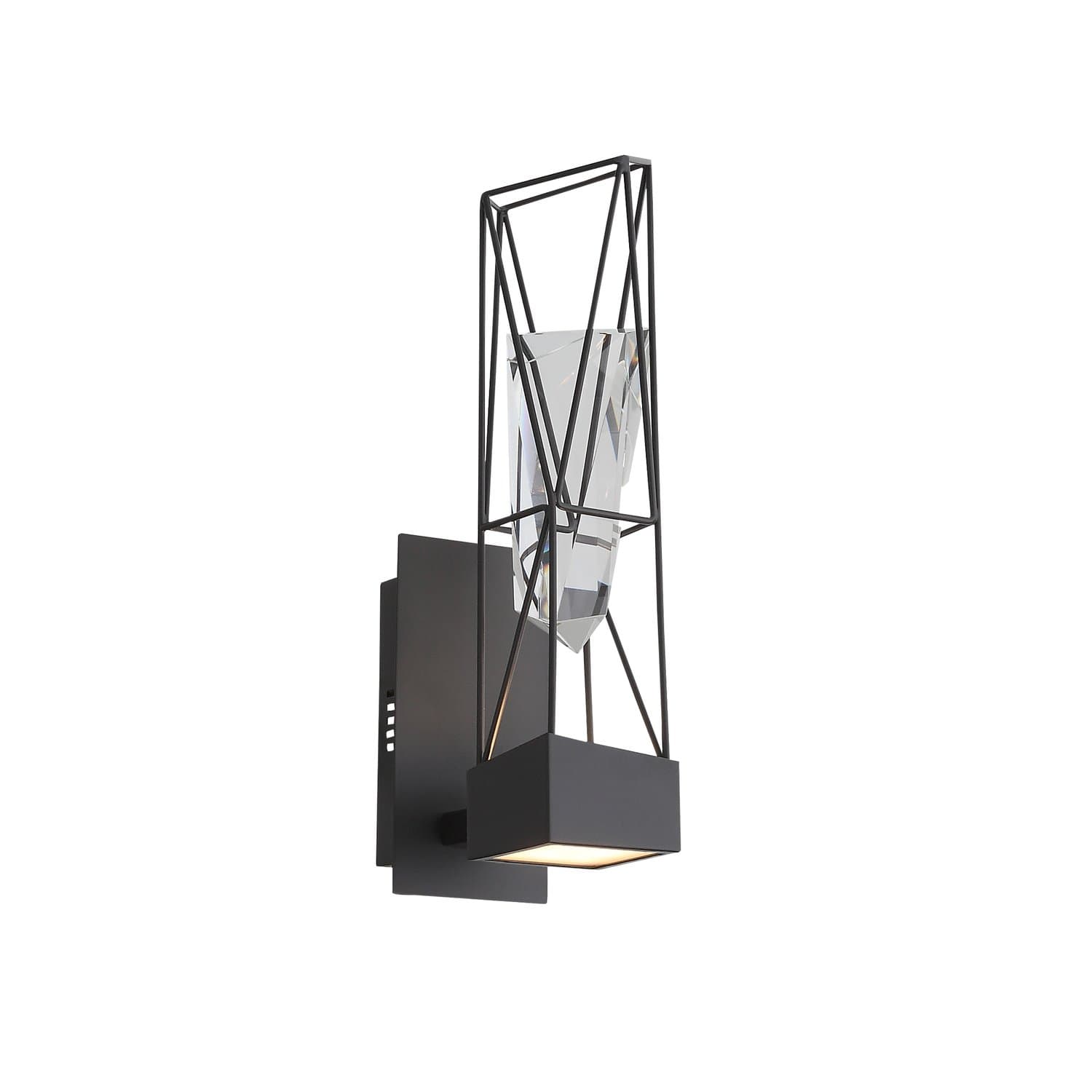ST LUCE SL815.301.01 Бра Серый графит/Серый графит, Прозрачный LED 1*8W — миниатюра 1