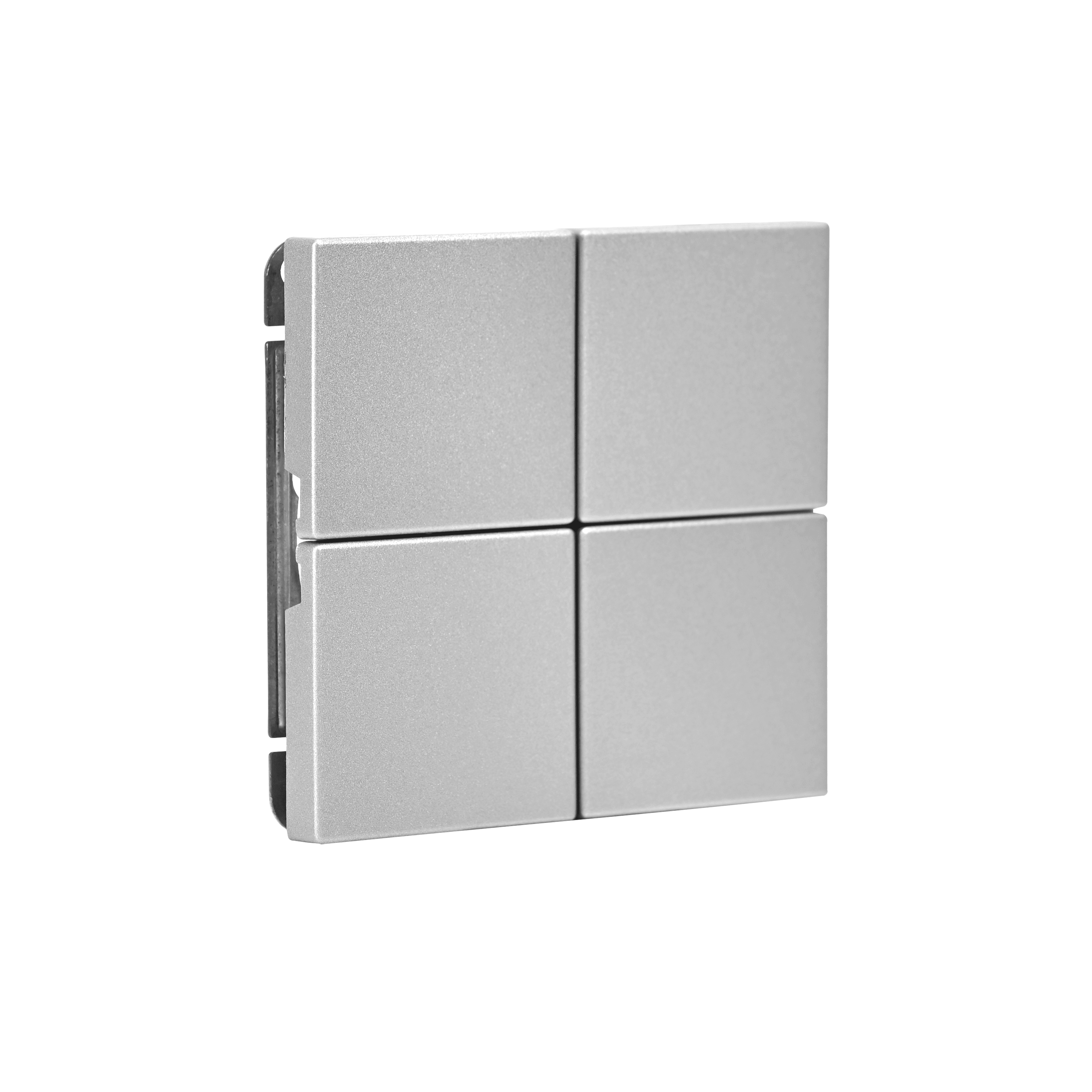 Systeme Electric ArtGallery Алюминий Выключатель 4-клавишный сценарный, сх. 1 — миниатюра 3