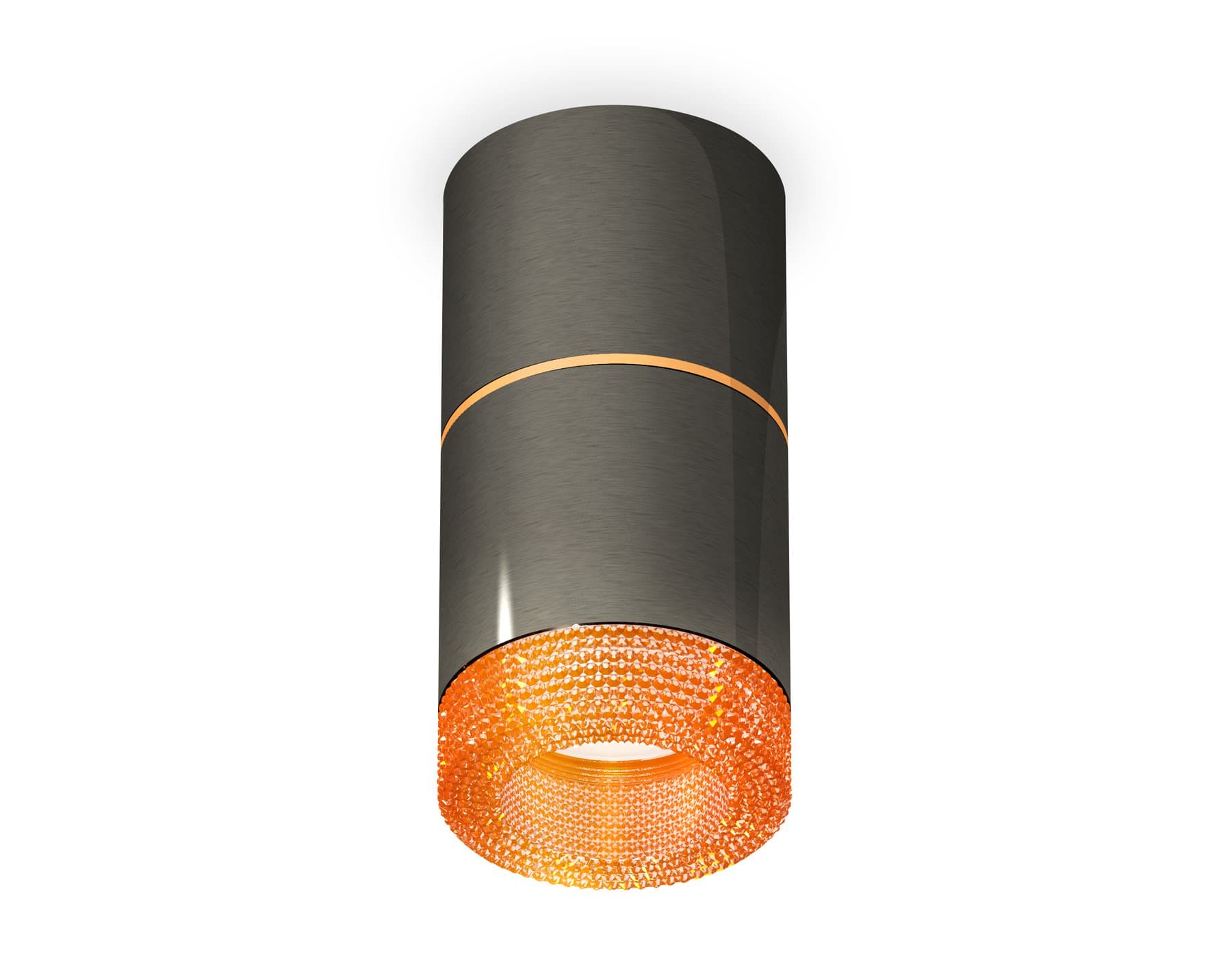 Ambrella Комплект накладного светильника с композитным хрусталем XS7403082 DCH/CF черный хром/кофе MR16 GU5.3 (C7403, A2072, C7403, N7195) — миниатюра 1
