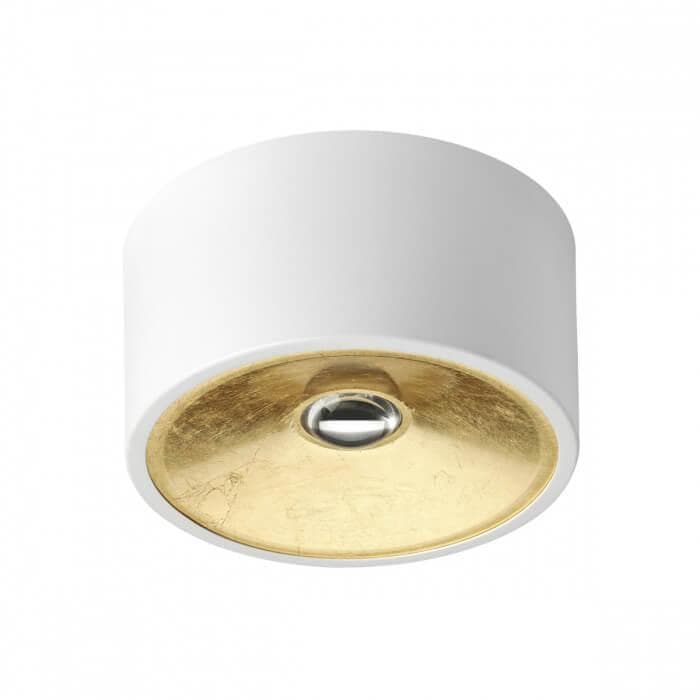 Odeon Light 3892/1C HIGHTECH ODL20 белый с золотом Потолочной накладной светильник GU10 1*50W 220V GLASGOW — миниатюра 1