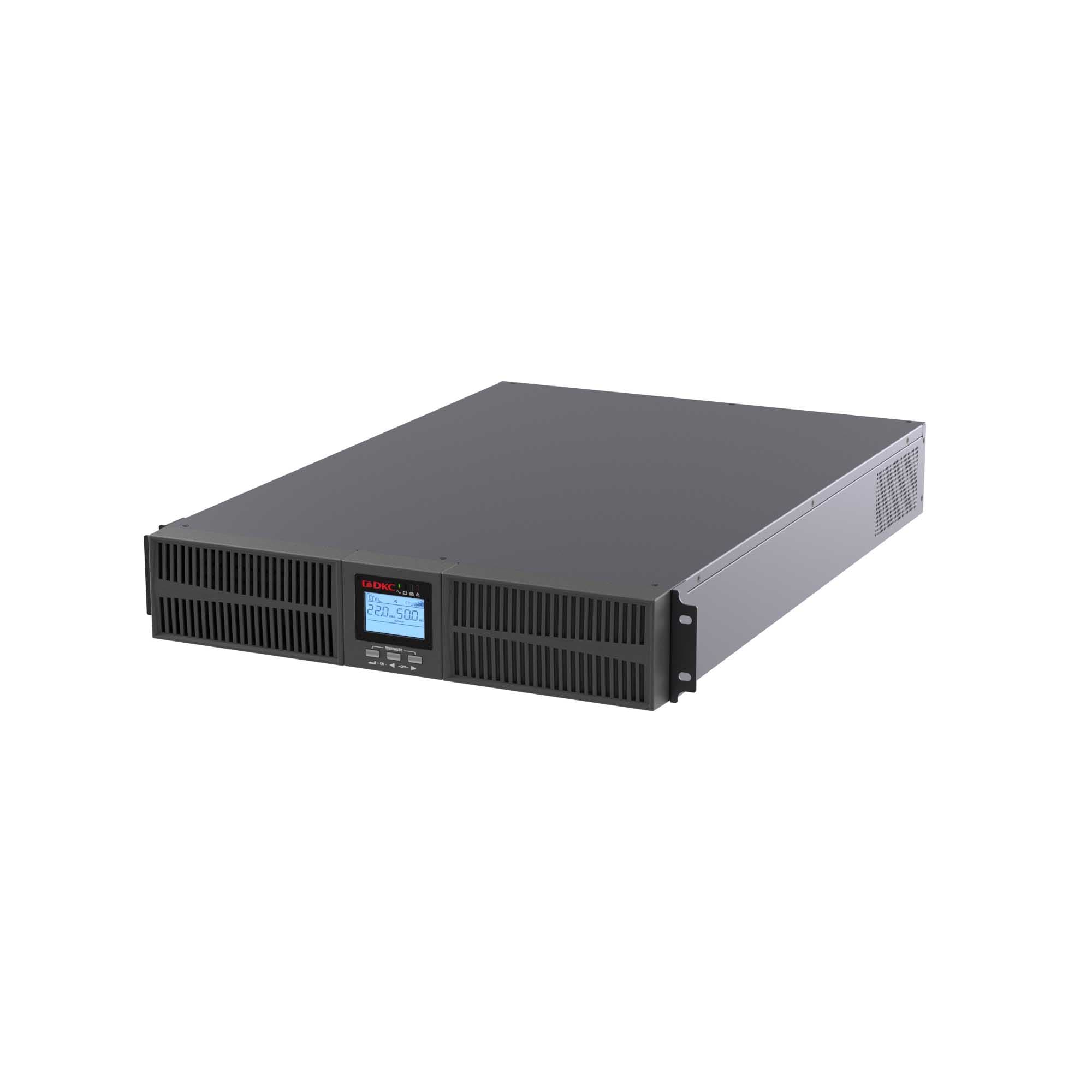 DKC Онлайн ИБП ДКС серии Trio TM, 6 кВА/6 кВт, 1/1, EPO, USB, RS-232, клеммная колодка, з/у 5А, без АКБ