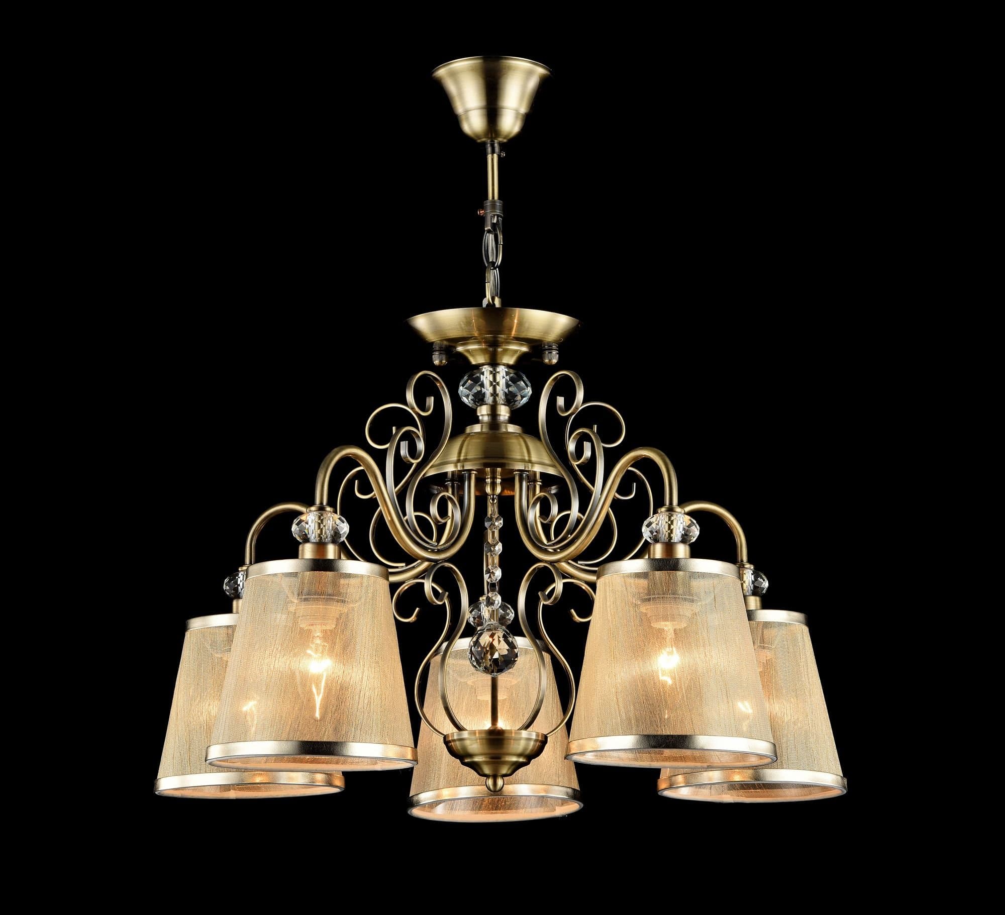 Freya Classic Driana Бронза Антик Потолочный светильник E14 40W FR2405-PL-05-BZ — миниатюра 3