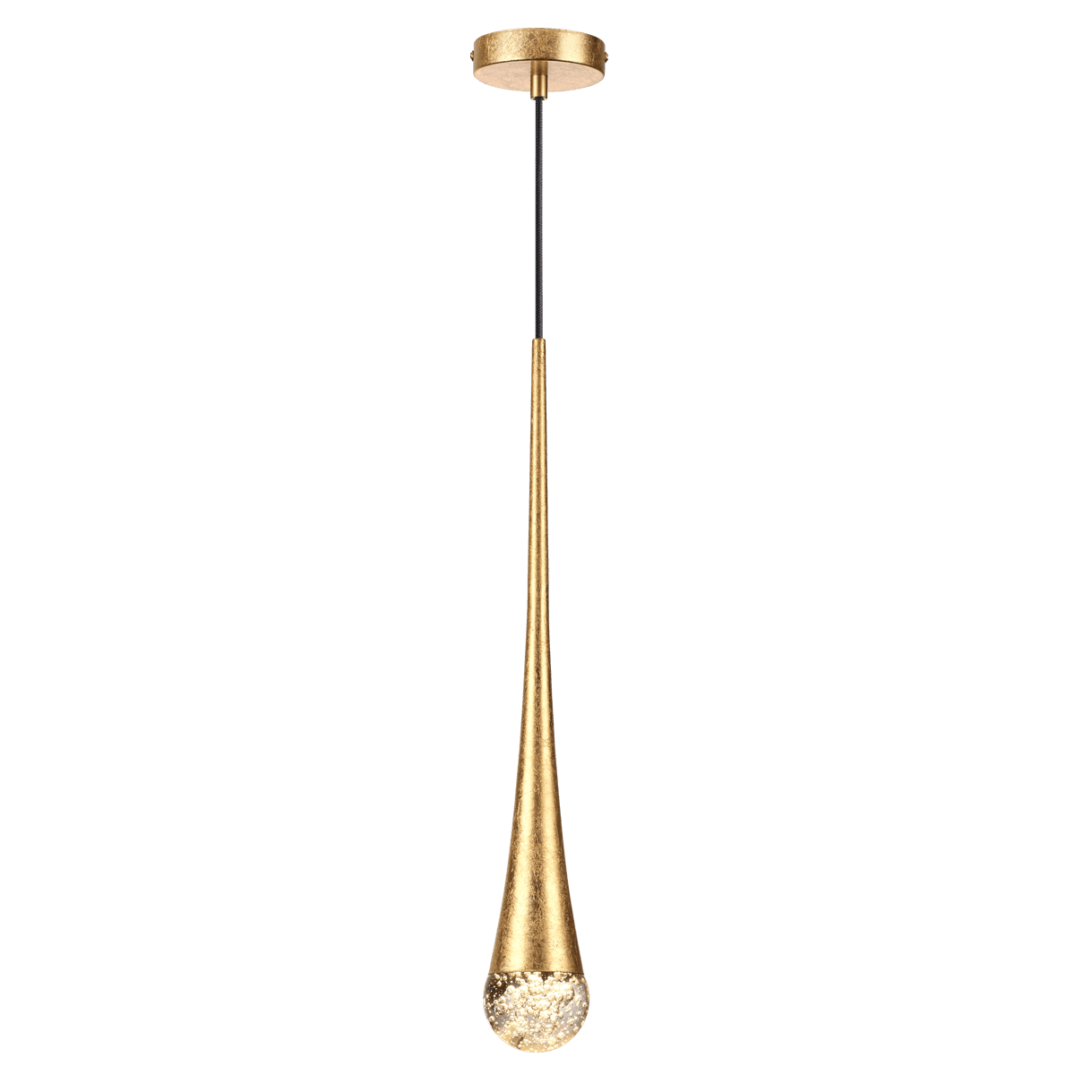 Odeon Light 4278/1 L-VISION ODL21 113 прозрачн/золот фольг-ние Подвесной светильник IP20 GU10 LED 12W GOTTA — миниатюра 2