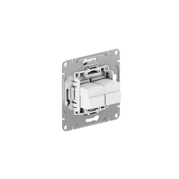 EKF Механизм розетки RJ45 - 2шт, (cat5), белый Эпика — миниатюра 4