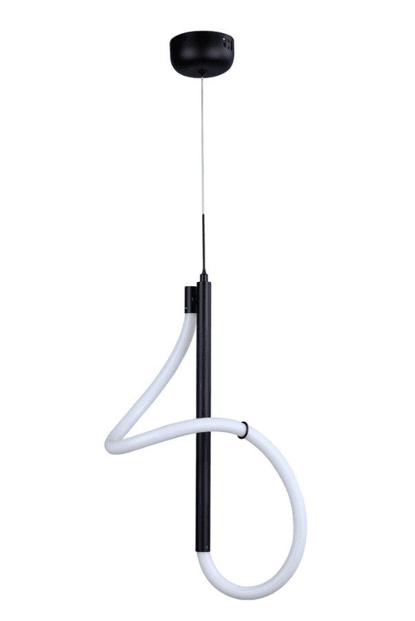 Kink Light 08040-1A,19(4000K) Подвес Далия черный d30 h120 Led 24W (4000К)