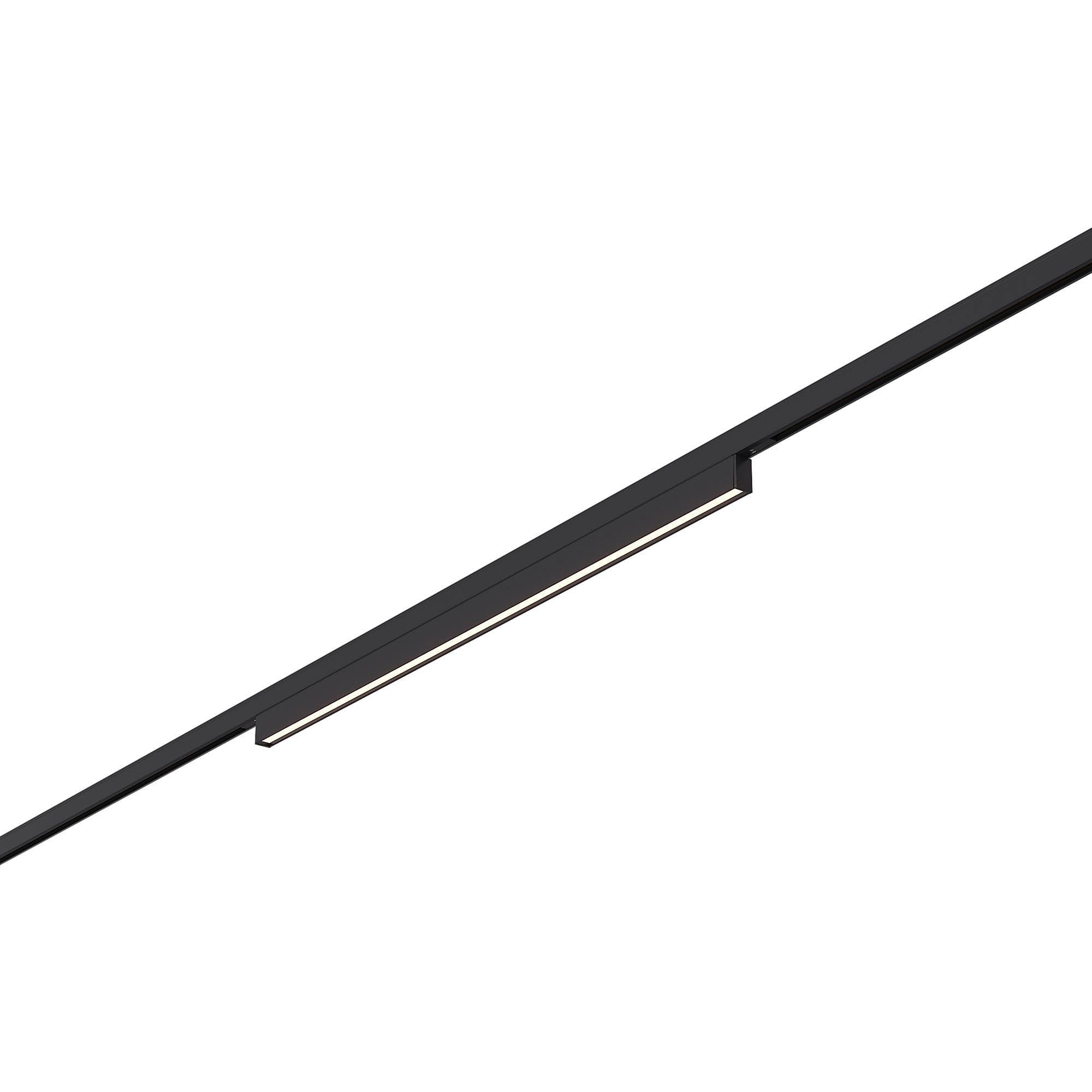 ST LUCE ST665.446.12 Магнитный трековый светильник Черный LED 1*12W 4000K 320Lm Ra>80 100° IP20 L450xW10xH18 24V