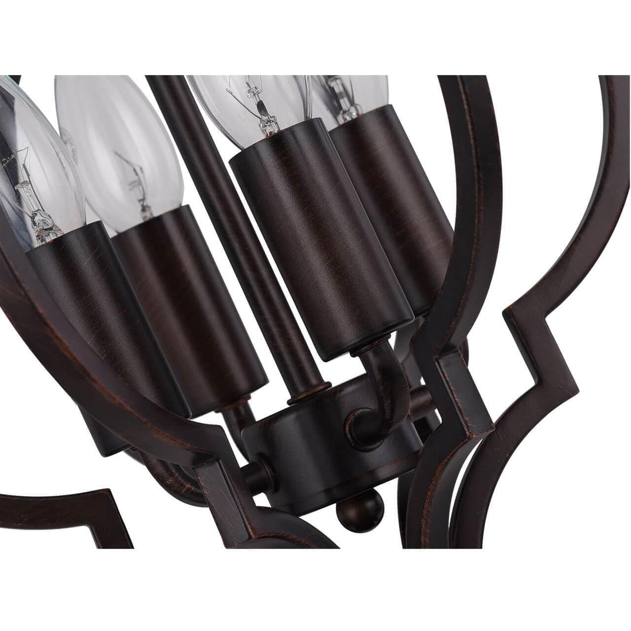 ST LUCE SL361.303.04 Светильник подвесной  Коричневый E14 4*60W — миниатюра 3