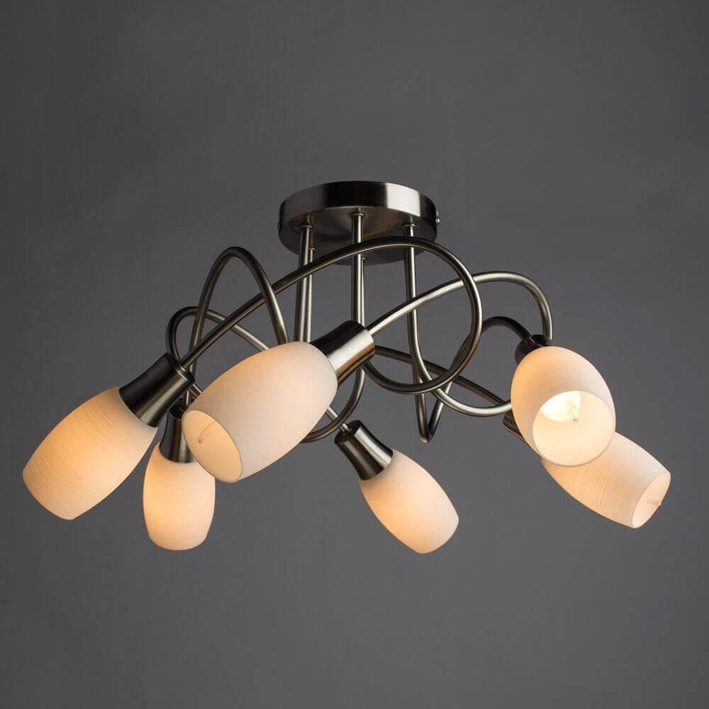 Arte Lamp Volare Серебро/Белый Спот 6x40W 6xE14 A4591PL-6SS — миниатюра 6