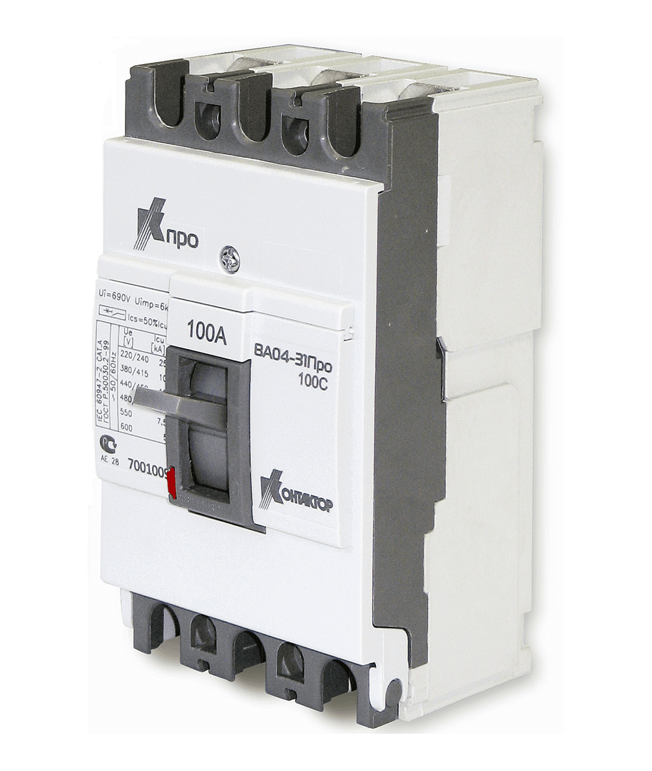 Контактор (Legrand) ВА04-31 Про, 3Р, 100А, Icu-36kA (125В) — миниатюра 2