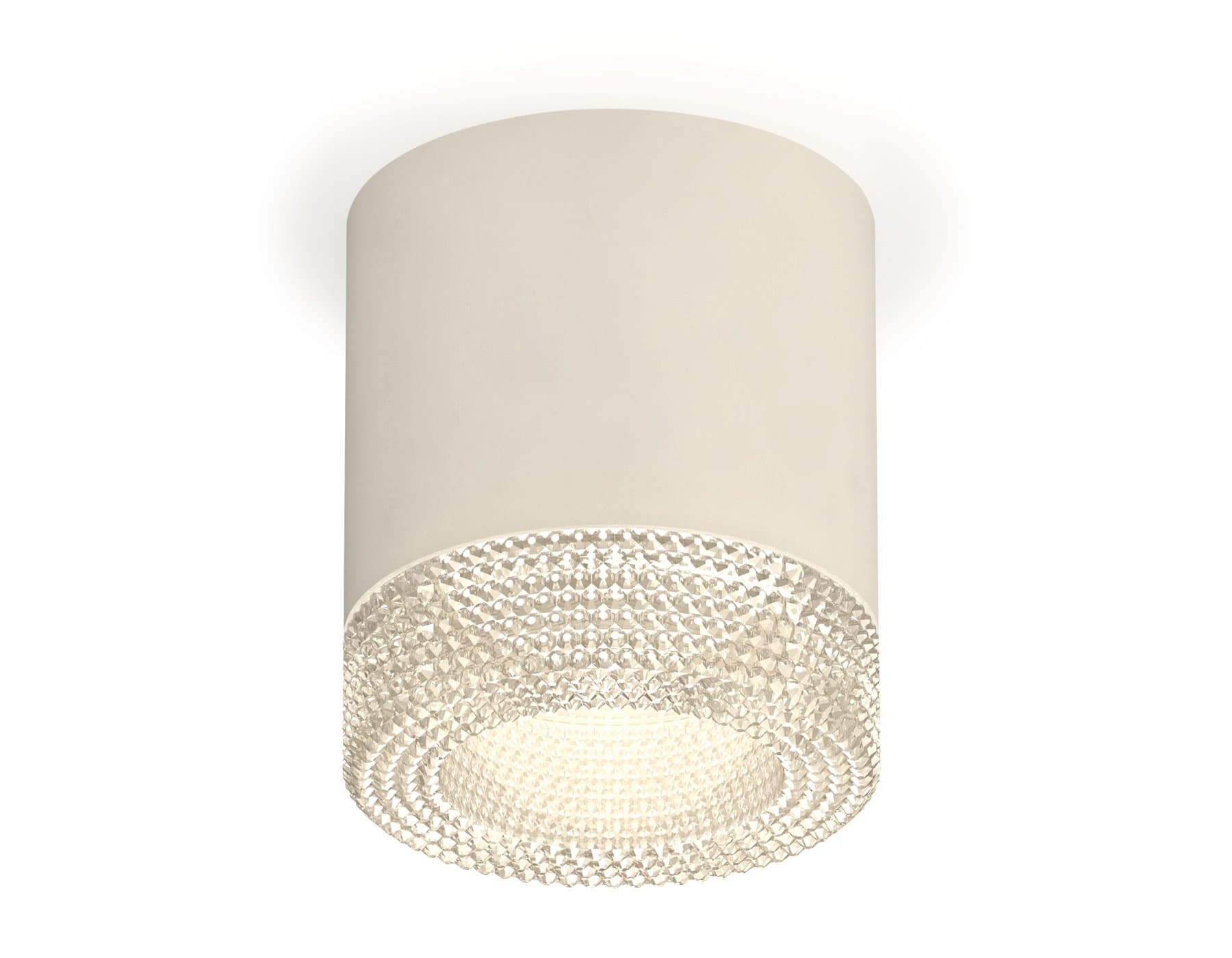 Ambrella Комплект накладного светильника XS7401020 SWH/CL белый песок/прозрачный MR16 GU5.3 (C7401, N7191) — миниатюра 1