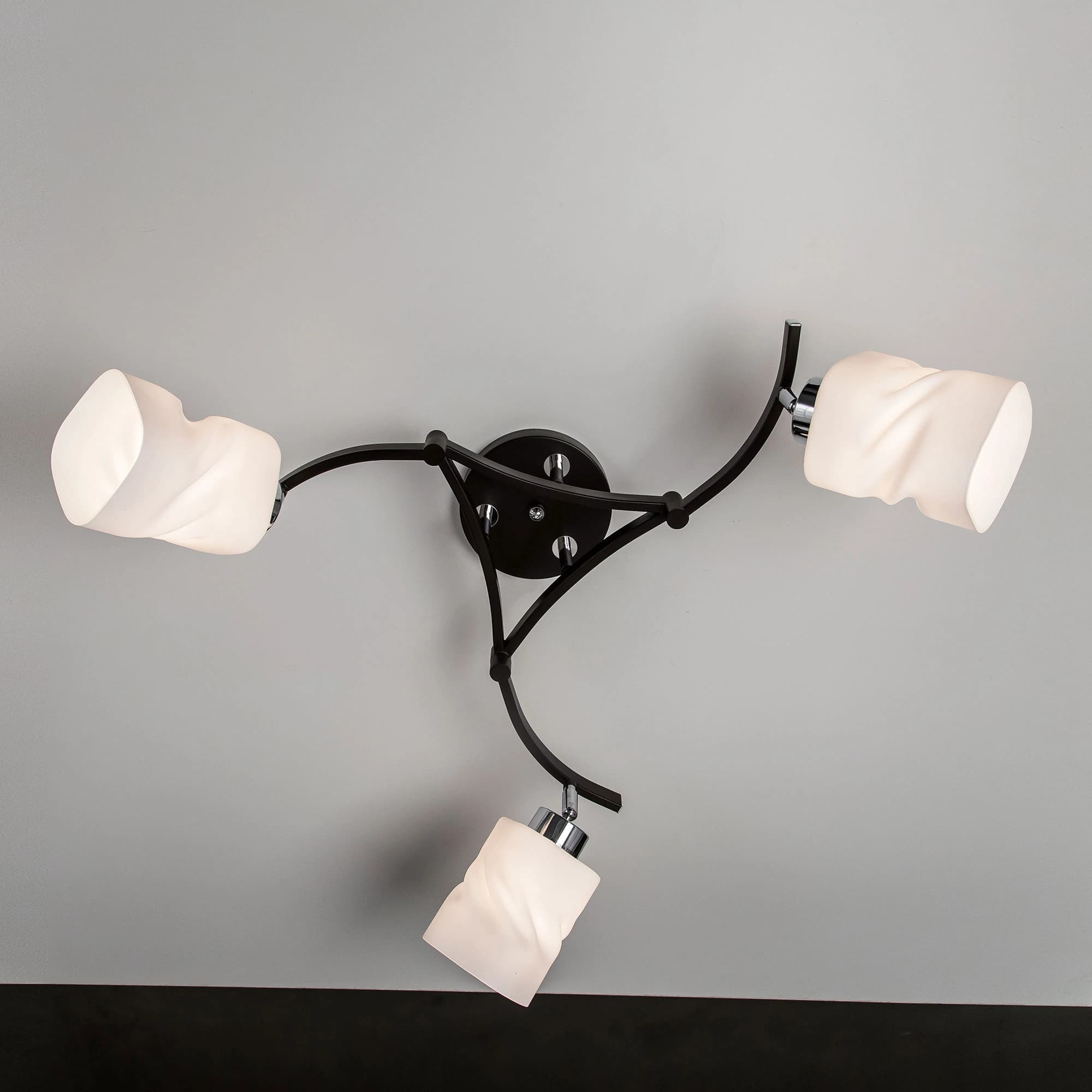 Citilux CL126132 Берта Хром+Венге Люстра — миниатюра 4