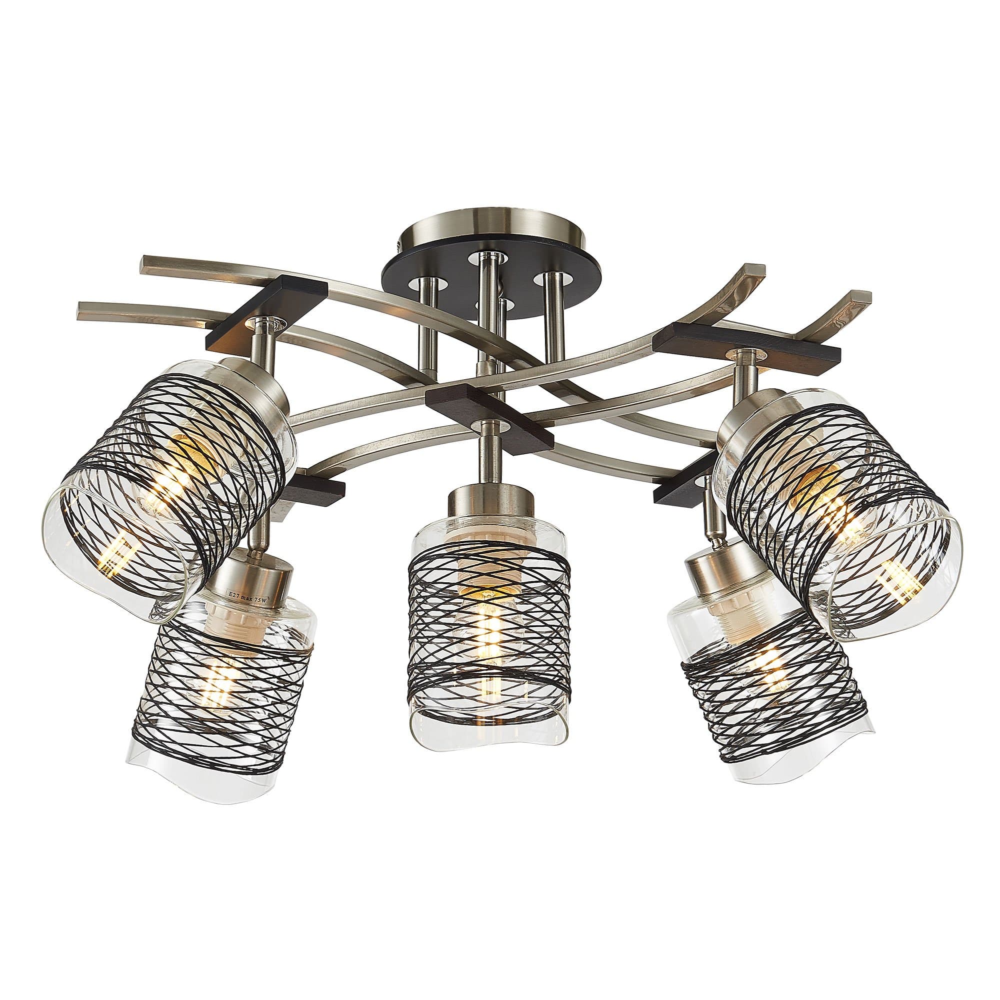 Citilux CL142152 Мерида Хр.Мат+Венге Светильник потолочный — миниатюра 1