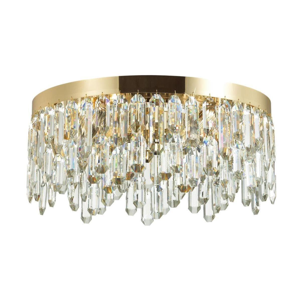 Odeon Light 4986/6C HALL ODL22 385 золотой/хрусталь Люстра потолочная E14 6*40W DAKISA — миниатюра 1