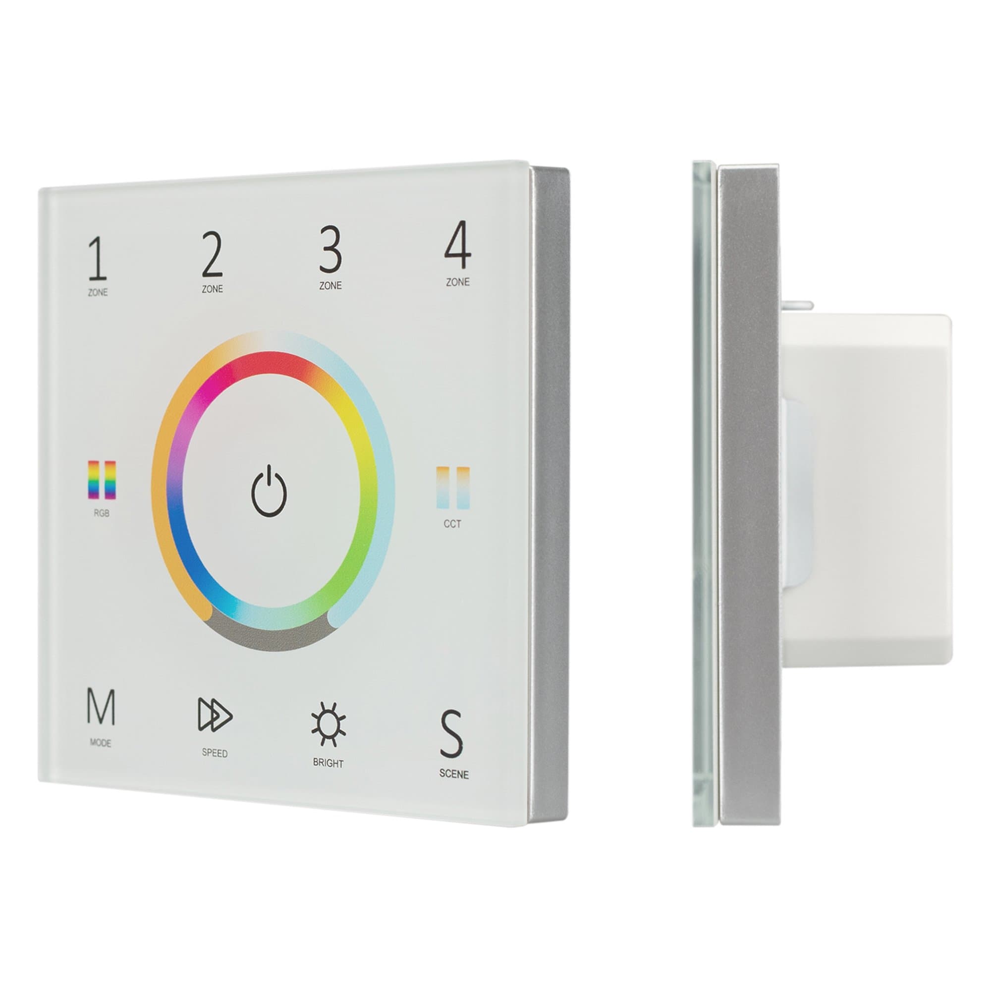 Arlight Панель Sens SMART-P67-MULTI White (230V, 4 зоны, 2.4G) (IP20 Пластик, 5 лет) 028321