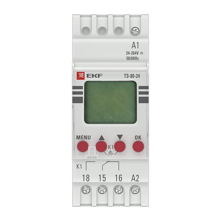 EKF PROxima Таймер электронный ТЭ-80 24-230В — миниатюра 2
