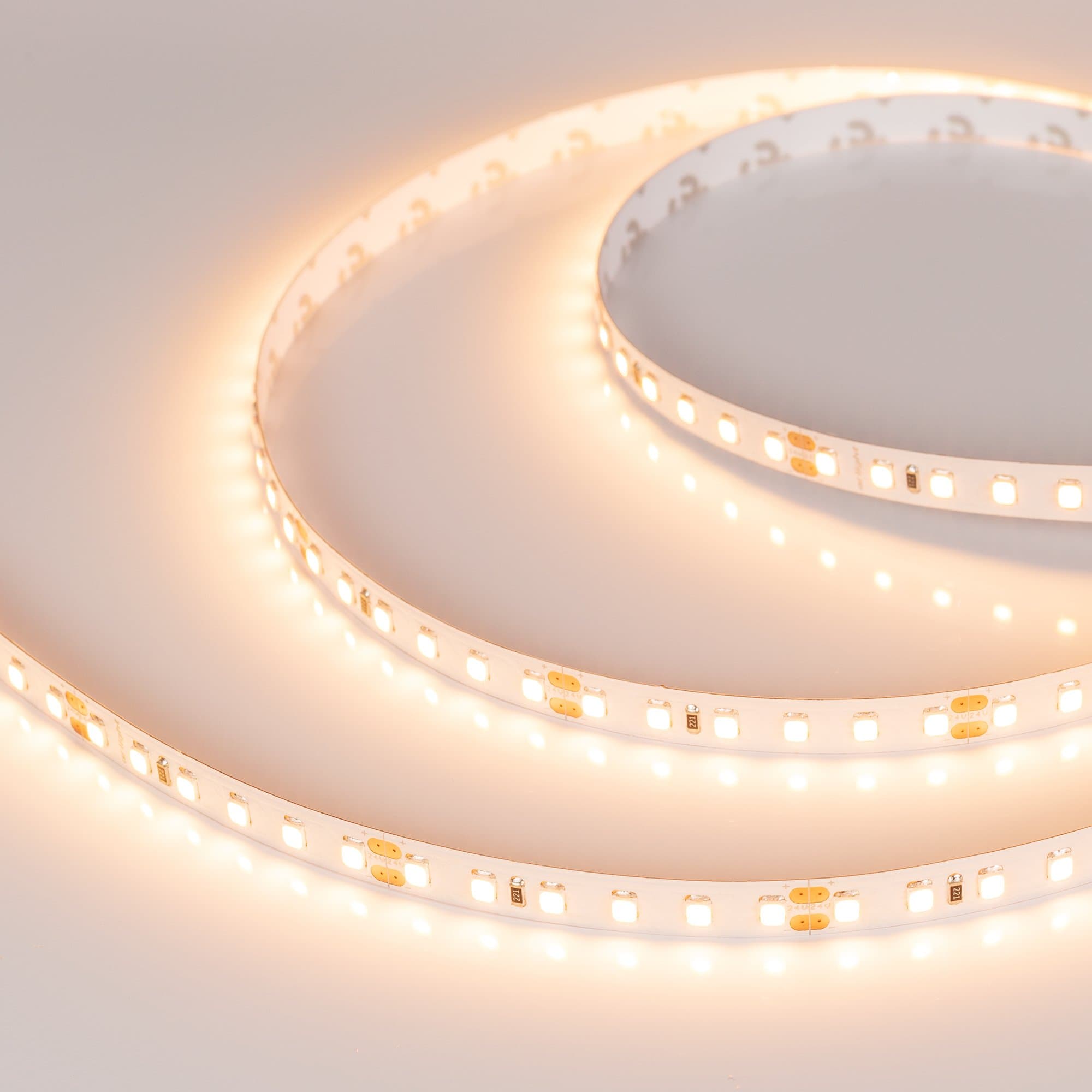 Arlight Светодиодная лента RT-A120-8mm 24V Warm2700 CRI98 (14.4 W/m, IP20, 2835, 5m) (Открытый) 027940(2) — миниатюра 3