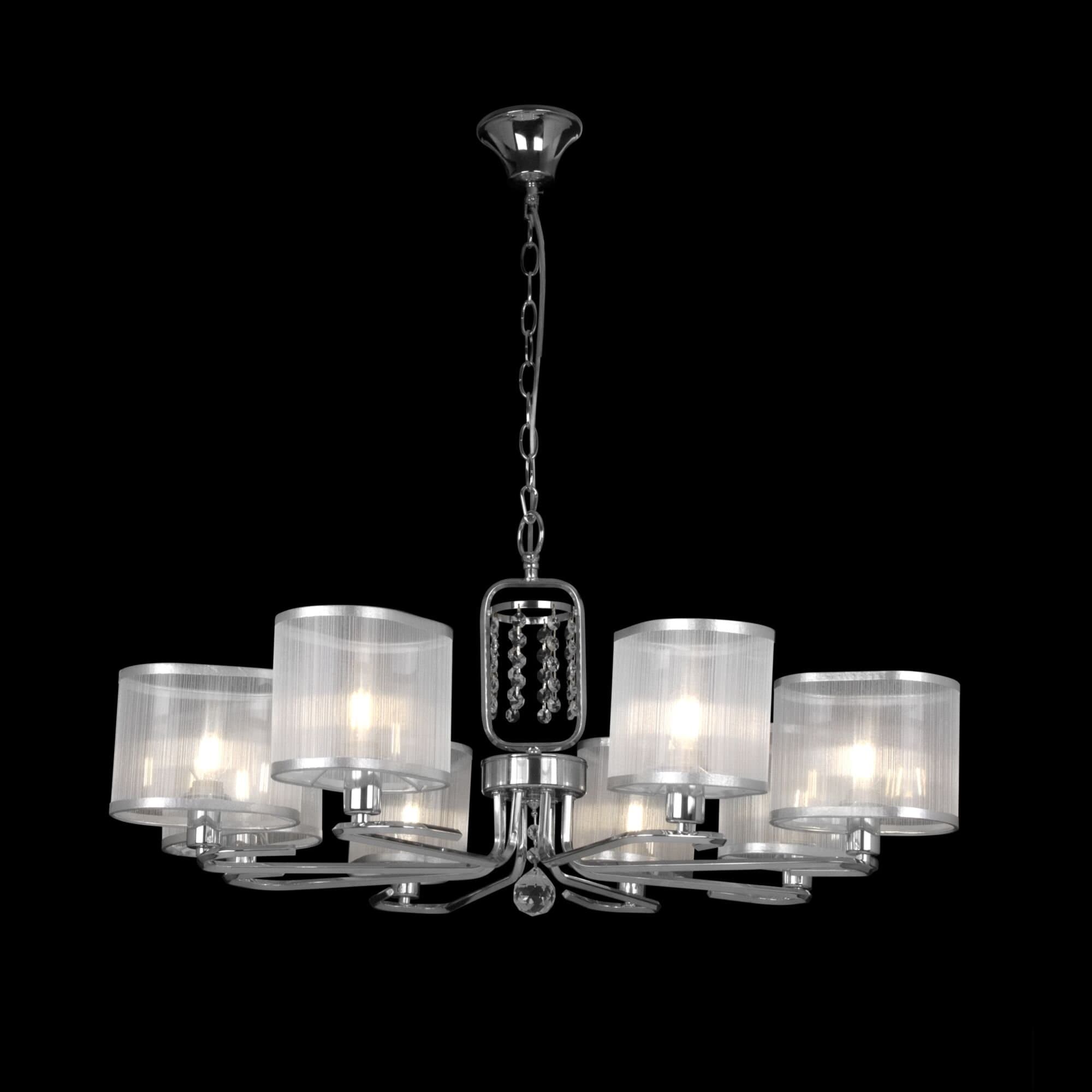 Freya Modern Elin Хром Люстра E14 40W FR5016PL-08CH — миниатюра 4