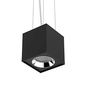 Varton Светодиодный светильник DL-02 Cube подвесной 125х135 мм 20 Вт 4000 K 35° RAL9005 черный муар V1-R0-90360-30000-2002040