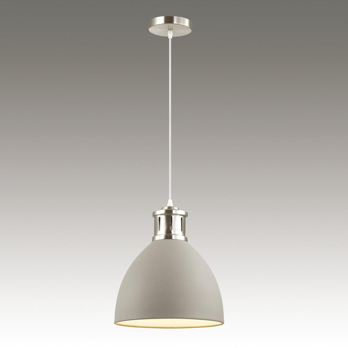 Odeon Light 3322/1 ODL17 099 серый, никель Подвес E27 60W 220V VIOLA — миниатюра 2