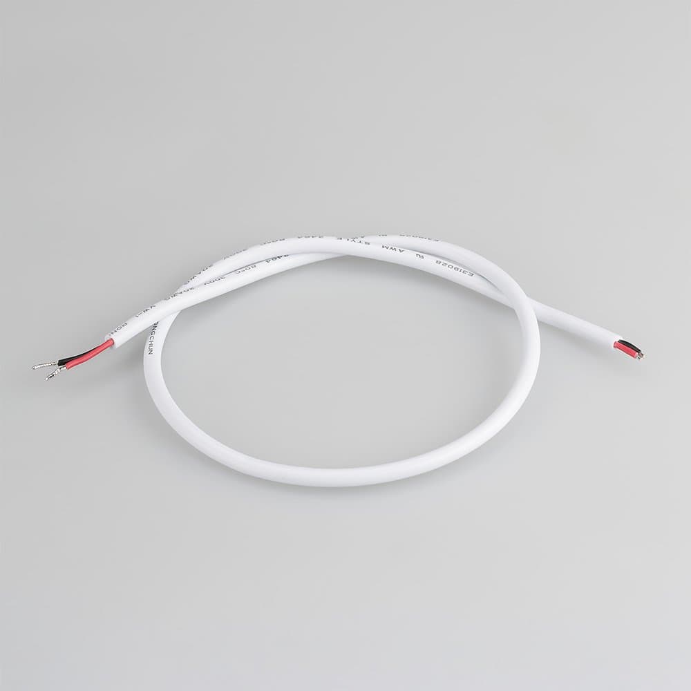 Arlight Провод питания ARL-MOONLIGHT-20AWG-2W-D4.5-CU-500 White (Закрытый) 025548