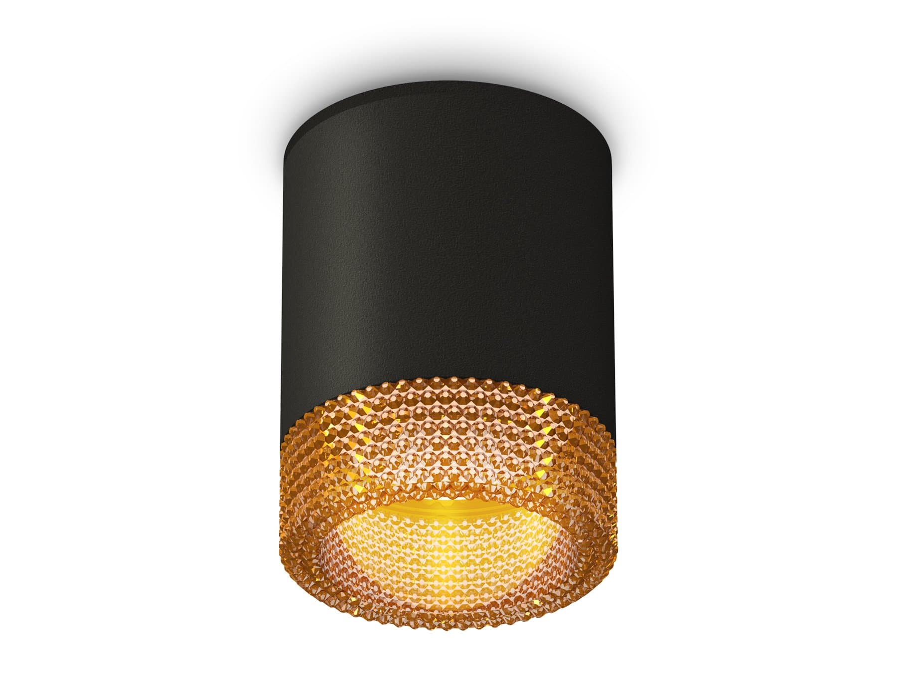 Ambrella Комплект накладного светильника XS6302044 SBK/CF черный песок/кофе MR16 GU5.3 (C6302, N6154) — миниатюра 1