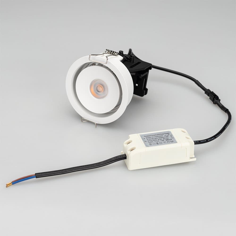Arlight Светильник CL-SIMPLE-R78-9W Warm3000 (WH, 45 deg) (IP20 Металл, 3 года) 026868 — миниатюра 2