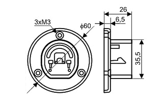 Arlight Держатель OVAL-PV (Пластик) 017381 — миниатюра 2