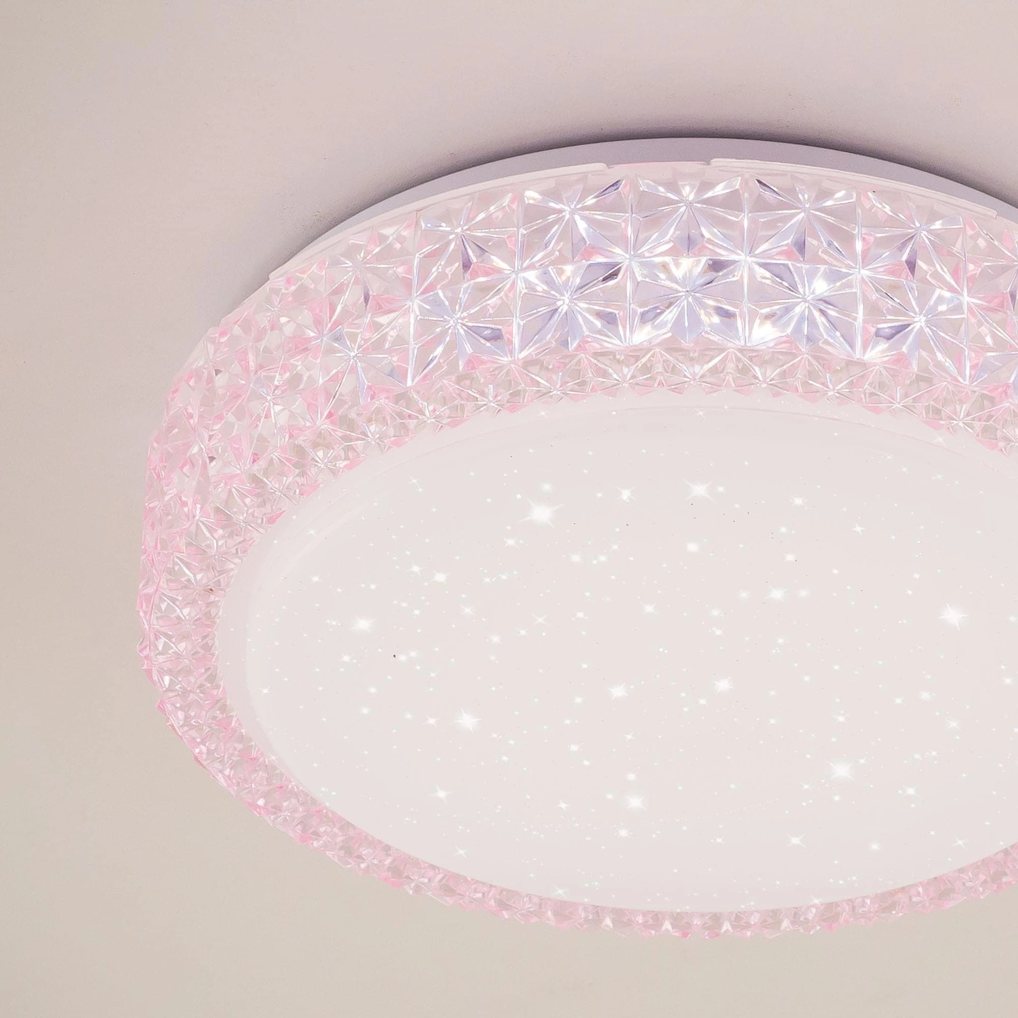 Citilux CL705014 Кристалино Розовый Светильник Настенно-потолочный — миниатюра 3