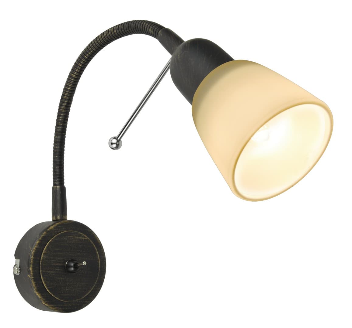 Arte Lamp Lettura Коричневый/Белый Спот 1x40W 1xE14 A7009AP-1BR