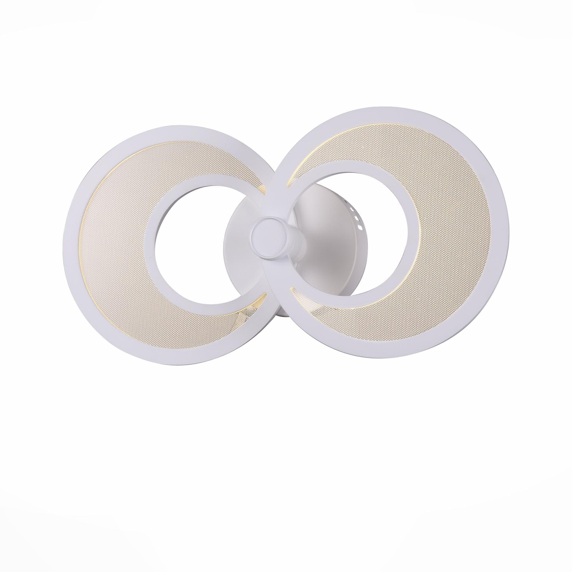 ST LUCE SL898.501.02 Бра  Белый/Белый, Прозрачный LED 2*10W