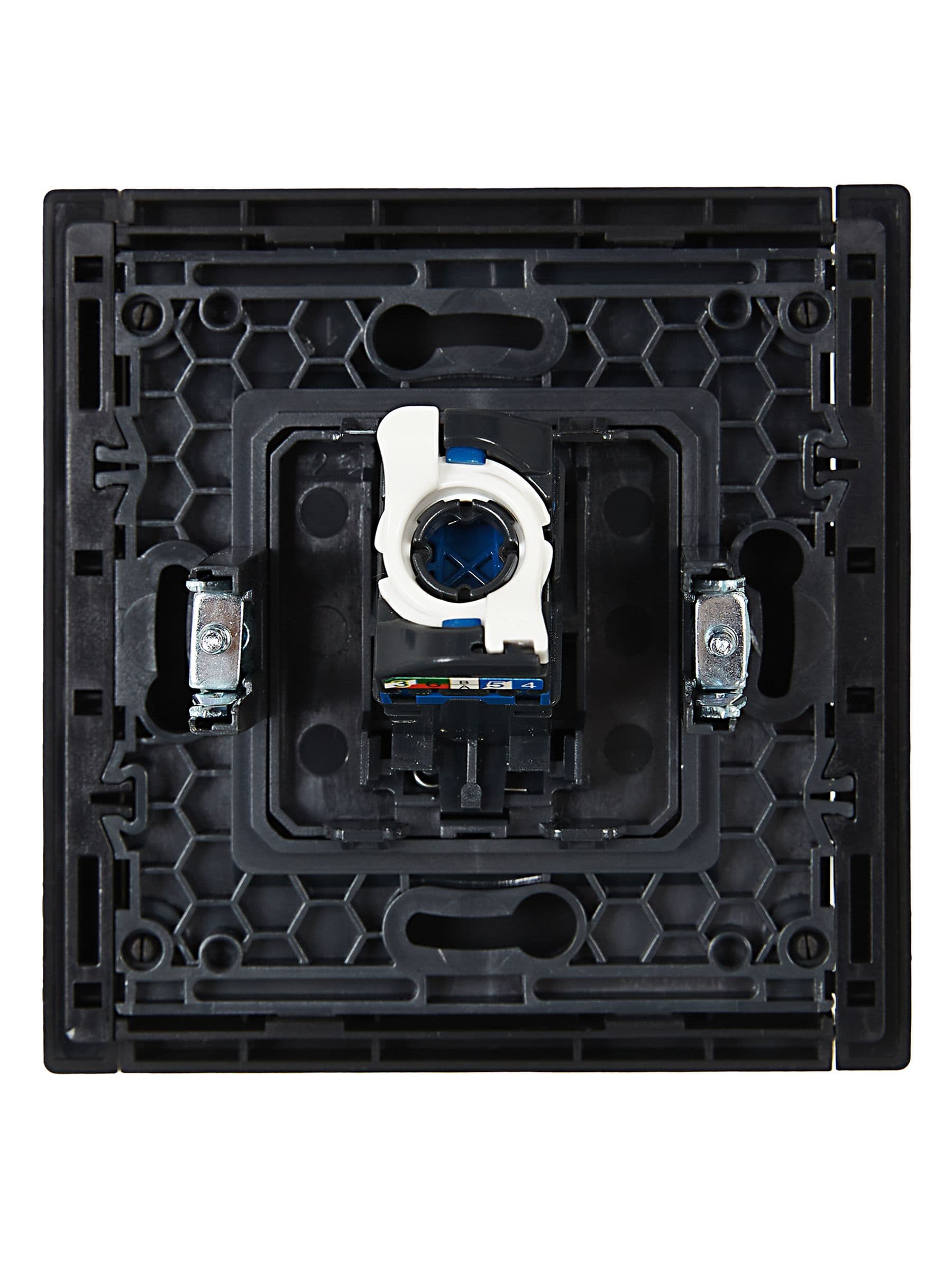 IEK FORTE&PIANO Черный Розетка комп. RJ45 кат.6 FP131 — миниатюра 3