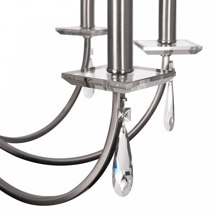 Freya Crystal Никель Люстра FR1006PL-08N — миниатюра 6