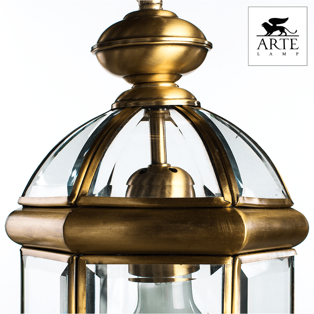 Arte Lamp Rimini Бронза/Прозрачный Светильник подвесной 100W E27 A6501SP-1AB — миниатюра 3