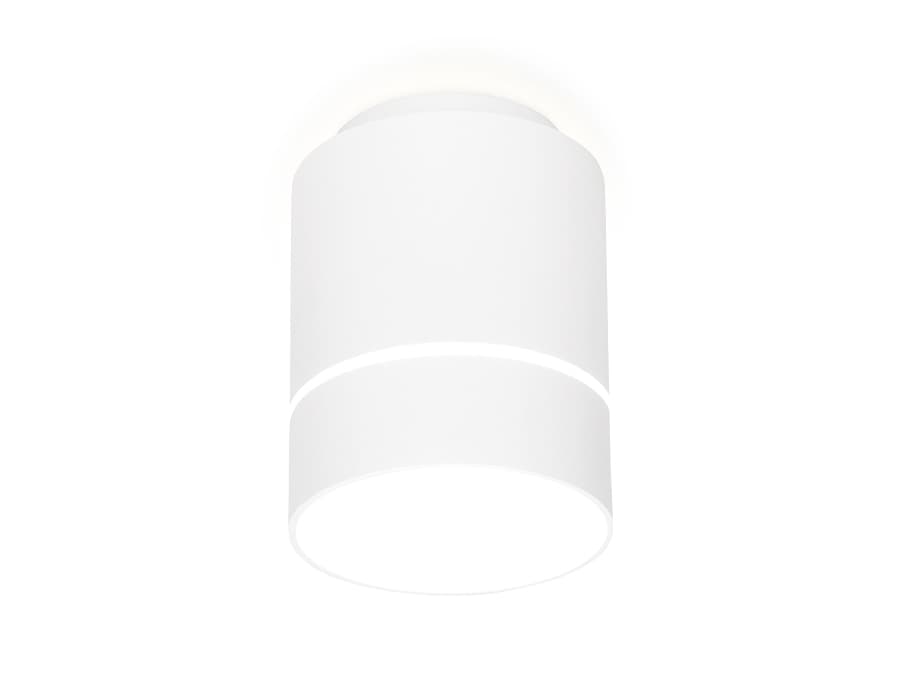 Ambrella Накладной светодиодный точечный светильник TN255 WH/S белый/песок LED 4200K 7W D80*110