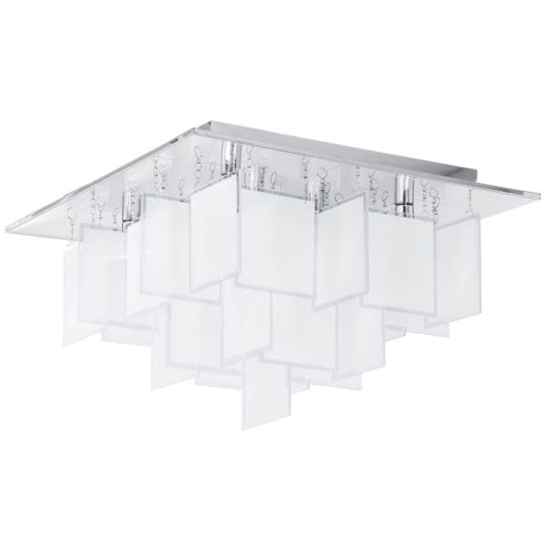 Eglo 92727 Люстра CONDRADA 1, 8X18W (G9), 470x470, сталь, хром/сатинированное стекло