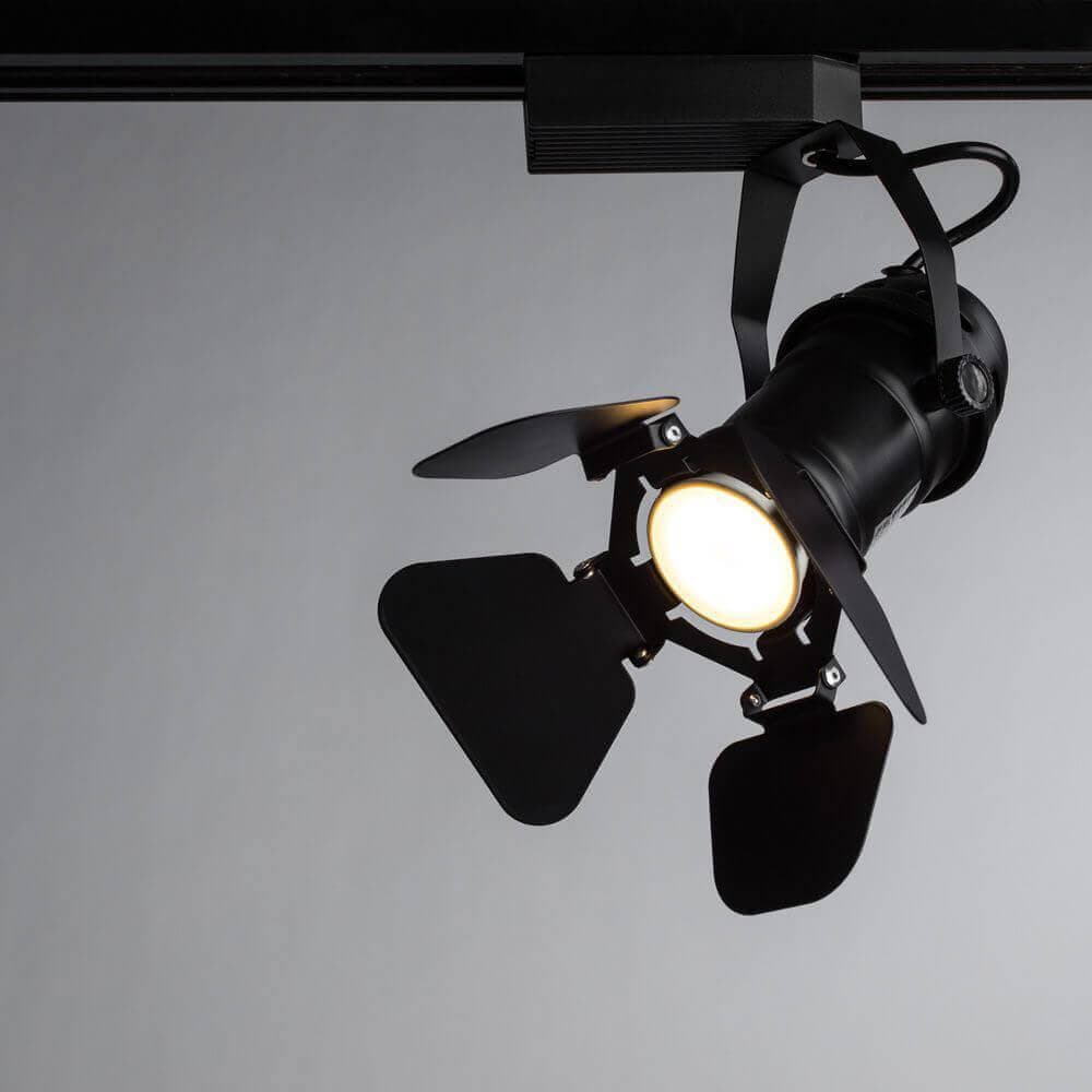 Arte Lamp Track Lights Черный Светильник трековый 1x50W 1xGU10 A5319PL-1BK — миниатюра 3