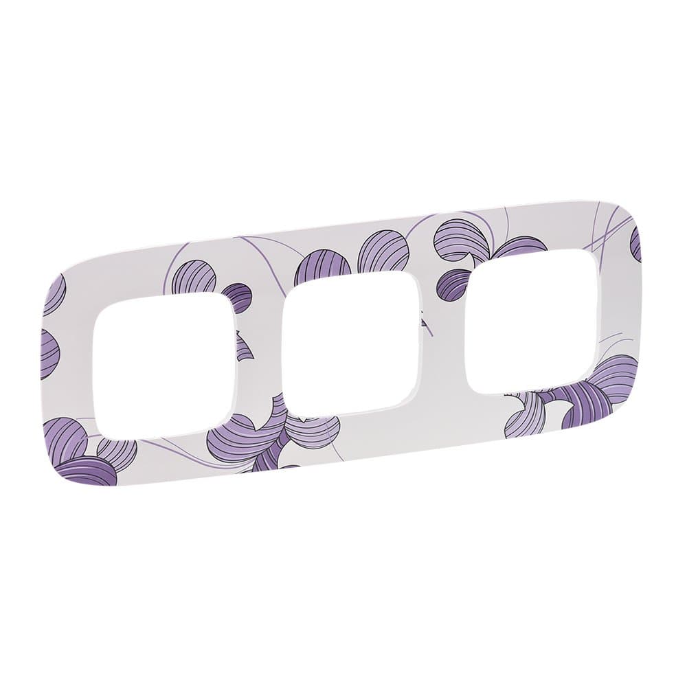 Legrand Valena ALLURE Флора Рамка 3-ая 754363 — миниатюра 1