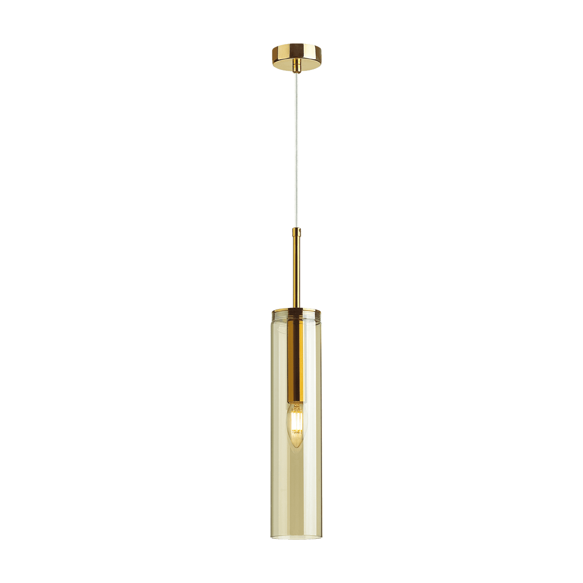 Odeon Light 4693/1 ODL20 379 золотой/янтарный Подвес E14 1*40W KLUM — миниатюра 2