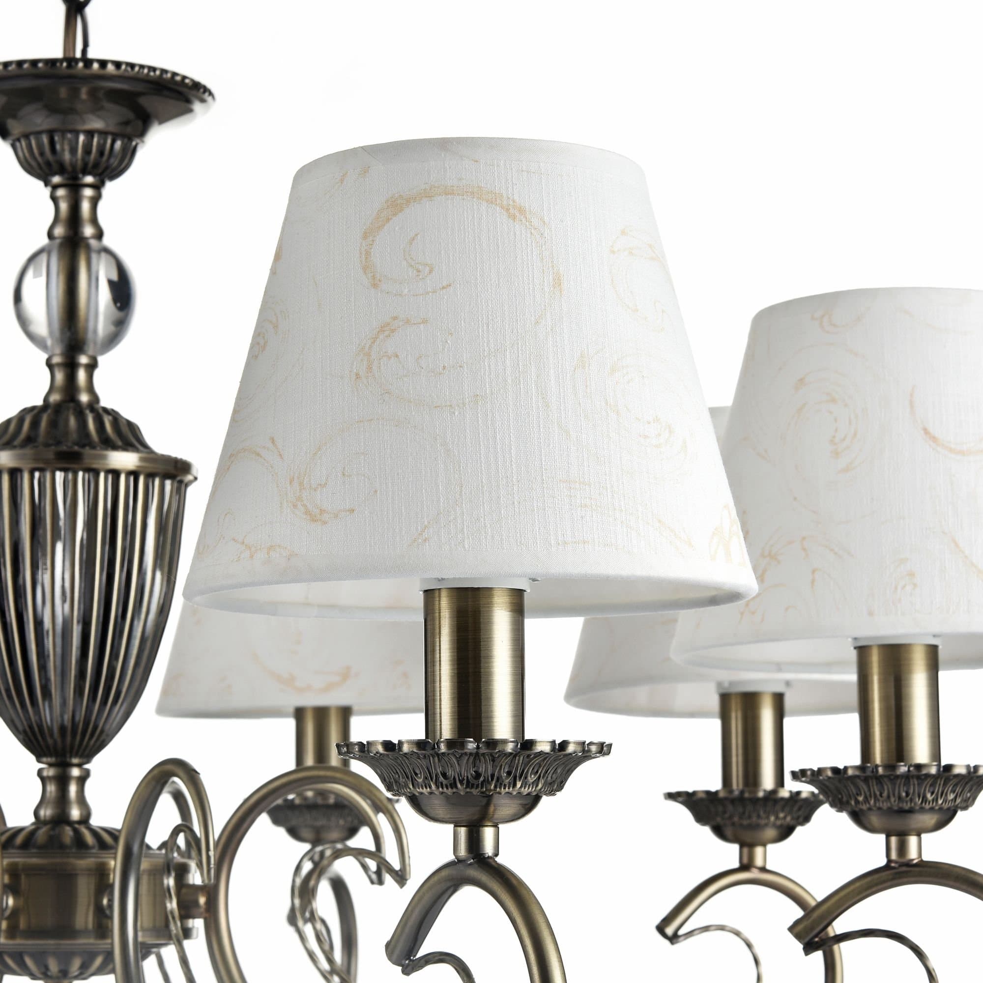 Freya Classic Brossard Бронза Люстра E14 40W FR2904-PL-08-BZ — миниатюра 6