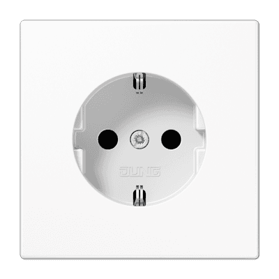 JUNG Розетка штепсельная Schuko 16A, 250V с защитой от детей