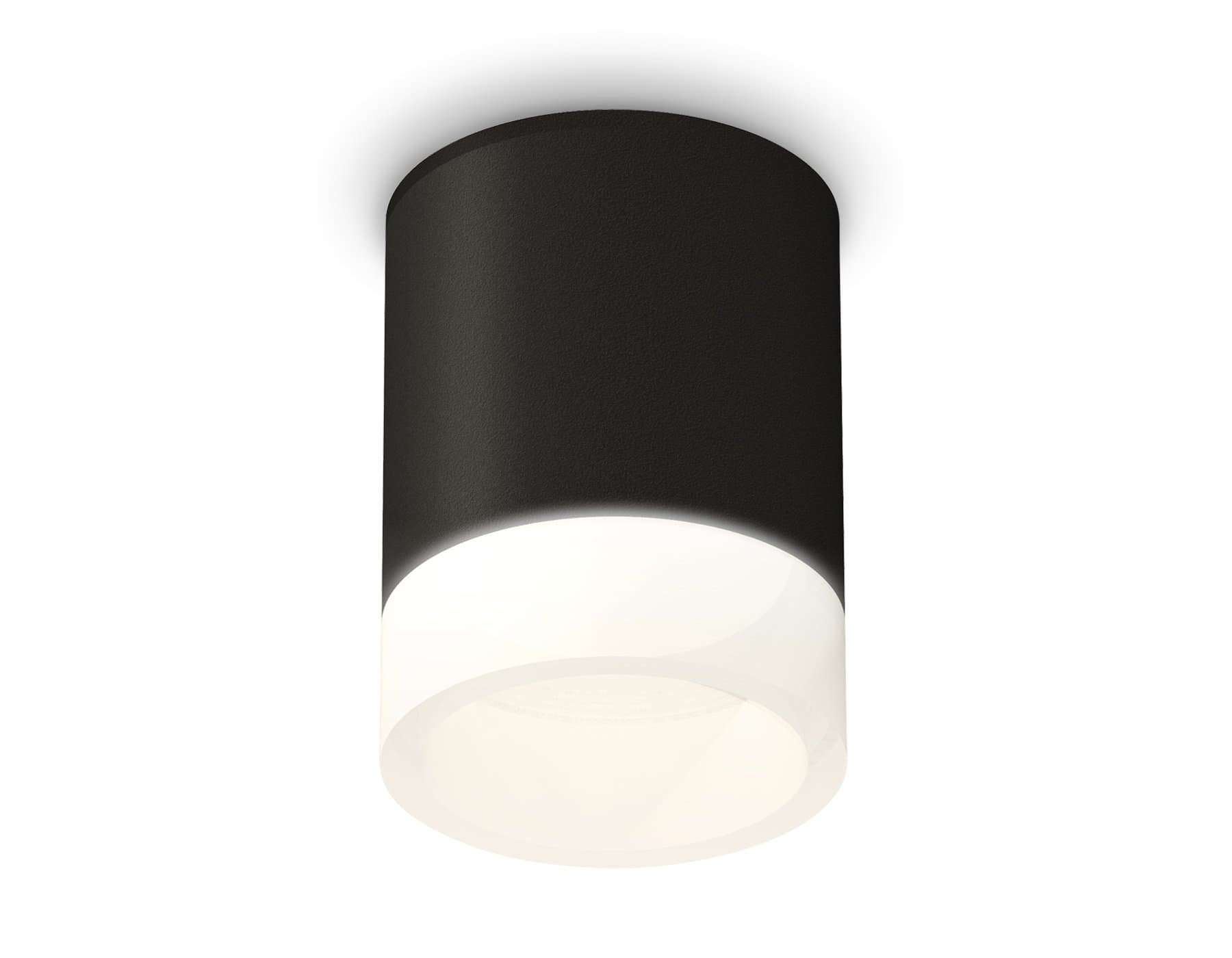 Ambrella Комплект накладного светильника XS6302063 SBK/FR черный песок/белый матовый MR16 GU5.3 (C6302, N6248) — миниатюра 1